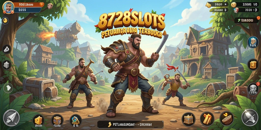 Tampilan gameplay 8728SLOTS yang menarik dalam dunia terbuka.