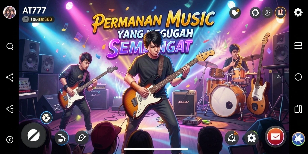 Gameplay AT777 yang penuh semangat dan interaktif dalam alunan musik.