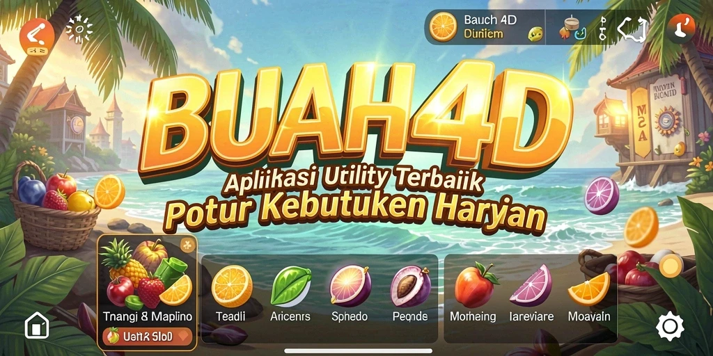 Tampilan aplikasi BUAH4D yang intuitif dan mudah digunakan.