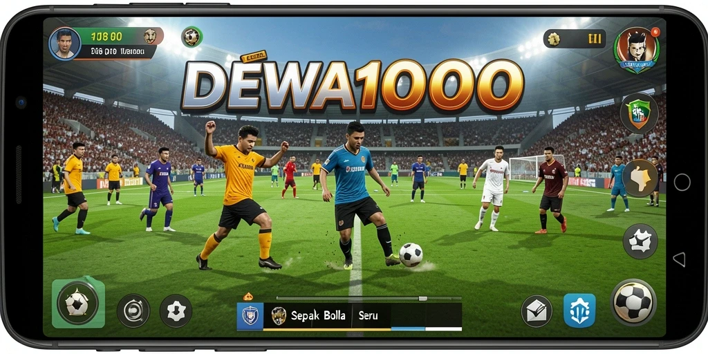 Tampilan gameplay <strong>DEWA1000</strong> yang mendebarkan saat pertandingan berlangsung.
