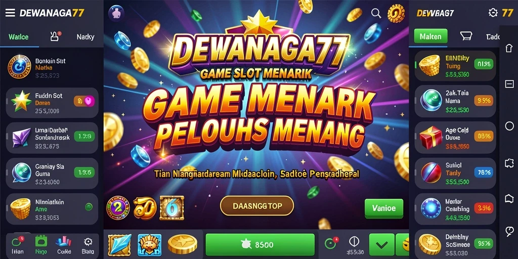 Tampilan gameplay Slot yang seru dan menarik di DEWANAGA77.