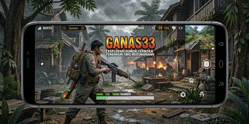 Tampilan gameplay <strong>GANAS33</strong> yang menakjubkan dengan aksi seru di dunia terbuka.