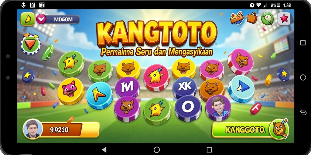 Tampilan gameplay KANGTOTO yang seru dan interaktif.