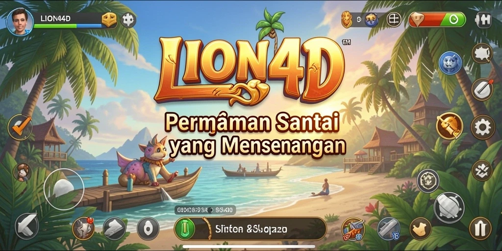Tampilan gameplay LION4D yang seru dan menarik.