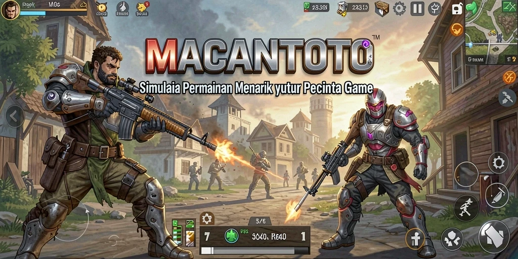 Tangkapan layar gameplay menunjukkan aksi seru dalam simulasi.