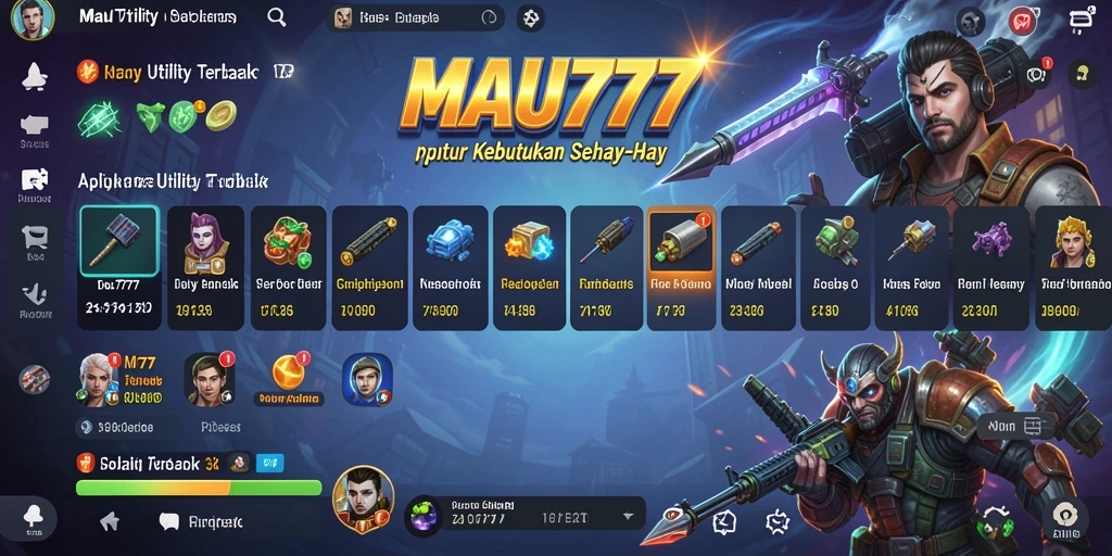 Tampilan antarmuka MAU777 yang sederhana dan fungsional.