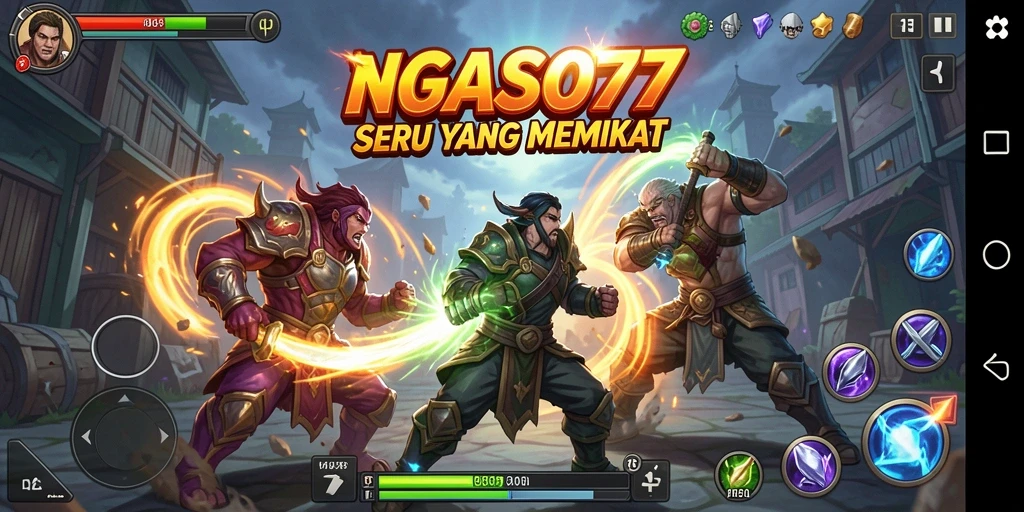 Tampilan menarik dari pertarungan di NGASO77 yang seru dan mendebarkan.
