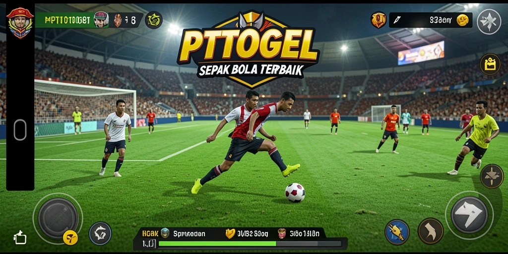 Tampilan gameplay PTTOGEL yang memukau saat bermain Football.