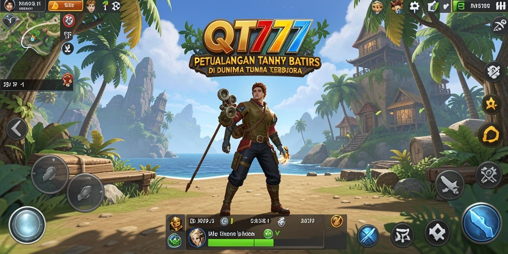 Screenshot QT777 menampilkan gameplay Open World yang menakjubkan.