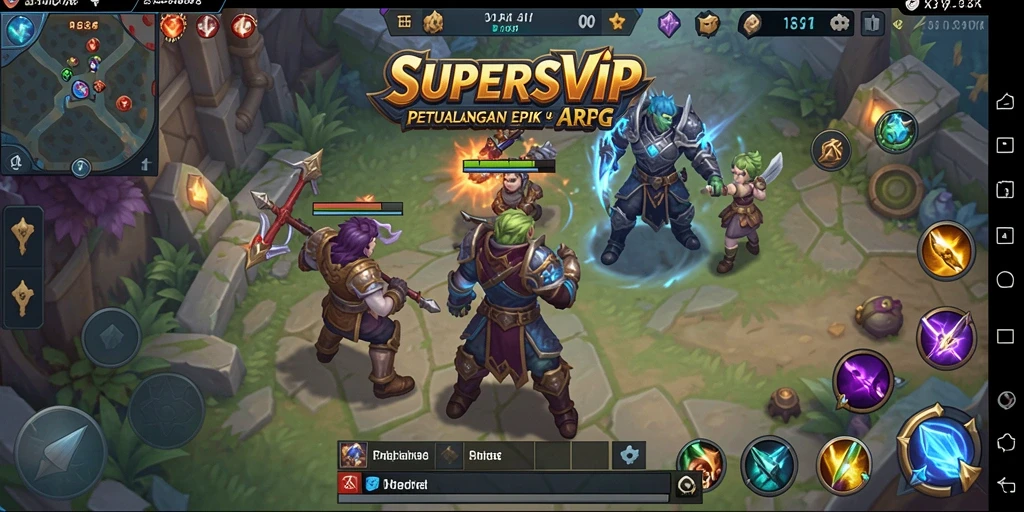 Tampilan menarik dari gameplay SUPERSVIP yang penuh aksi dan strategi.