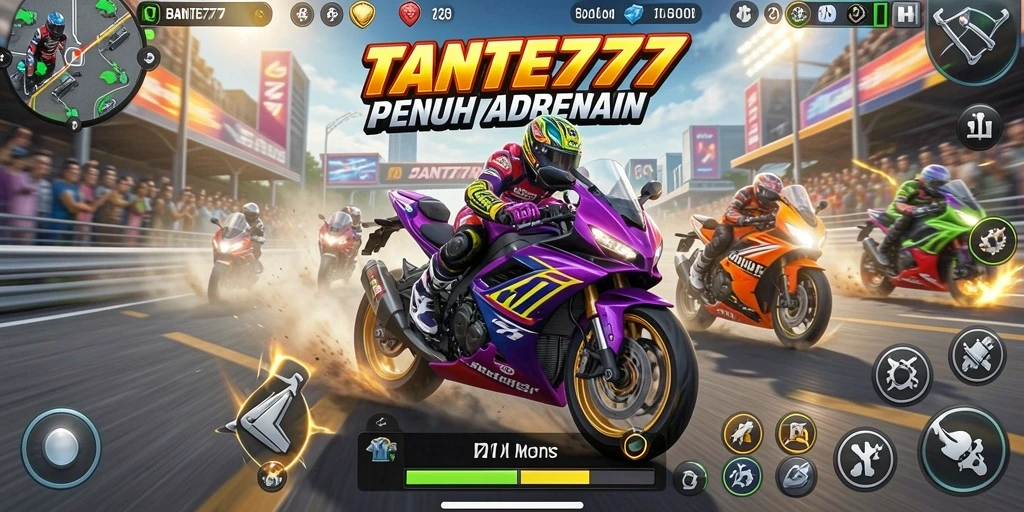 Tampilan gameplay seru dan menegangkan di TANTE777.