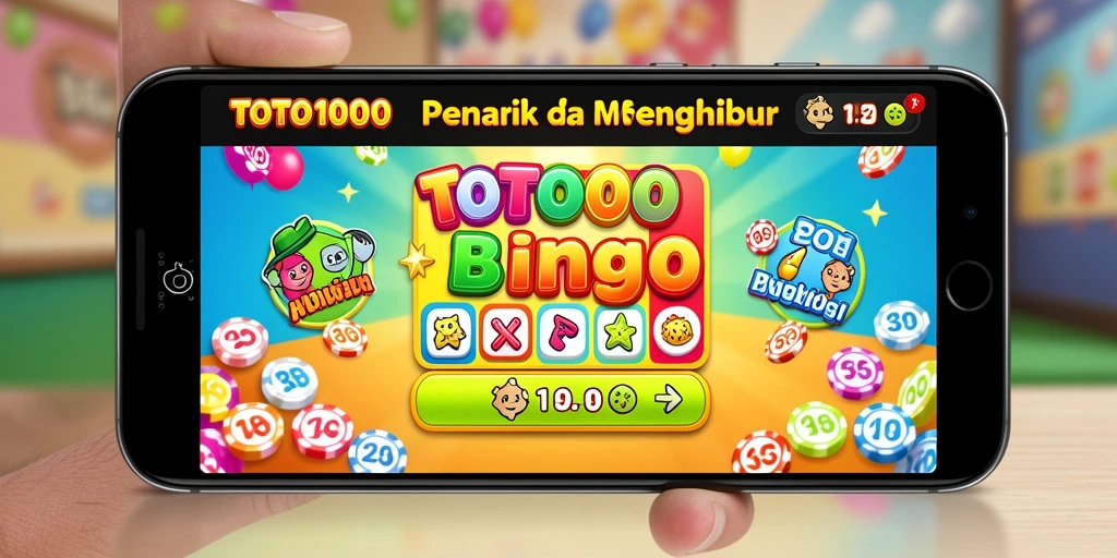 Tampilan gameplay TOTO1000 dengan suasana Bingo yang seru.