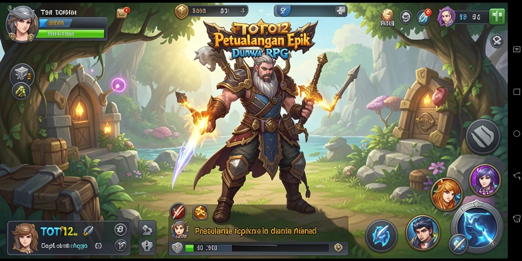 TOTO12 tampilan gameplay yang epik dengan grafis menawan.
