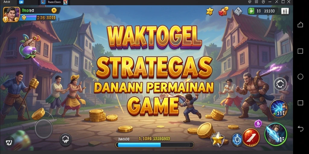 Tampilan gameplay menarik dalam strategi WAKTOGEL.